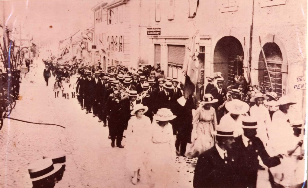 cossonay cosonay en fete 26 mai 1918 concert du eme arrondissement de la ste des chanteurs vaudois127